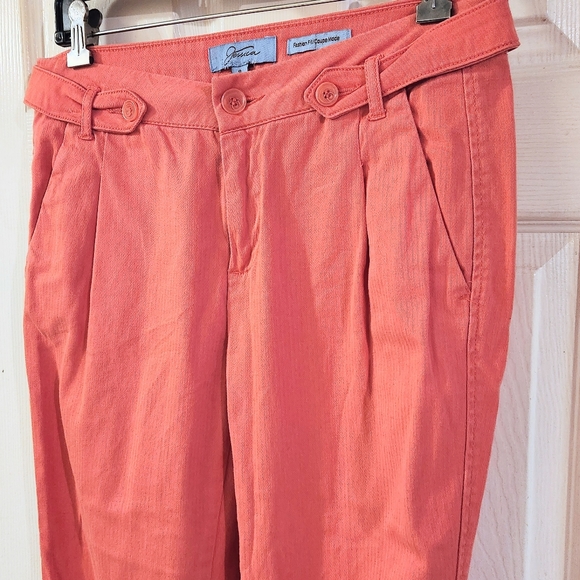 Jessica Fashion Fit Salmon Pink Pants Trousers - Picture 7 of 8